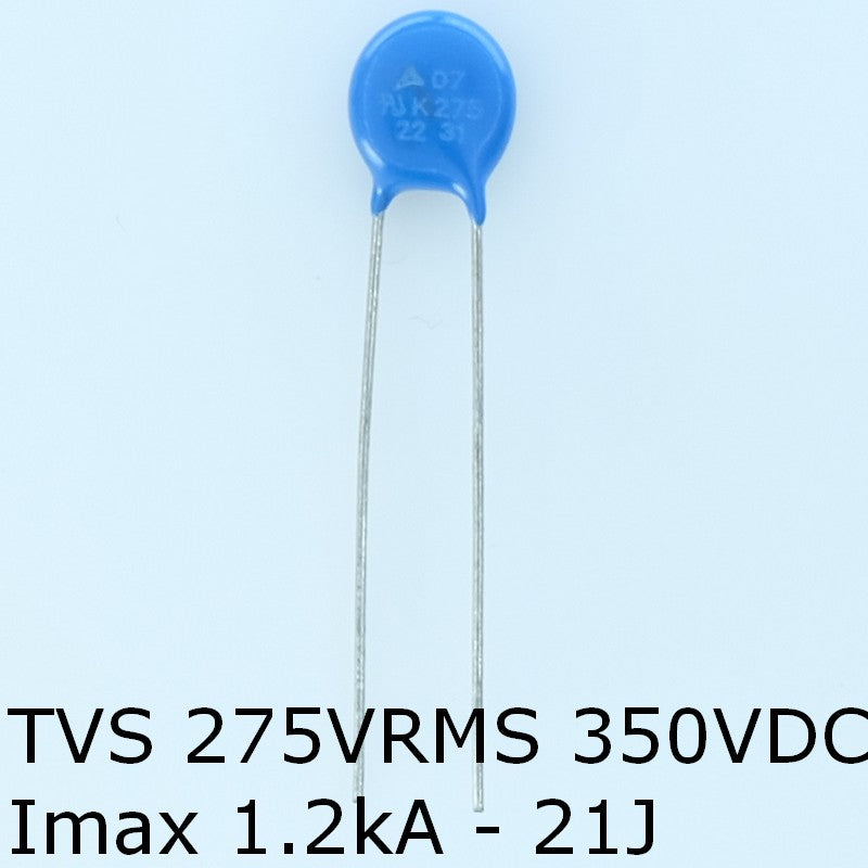S07K275 Varistance TVS 275V 350V 7mm 10% pas5 Epcos