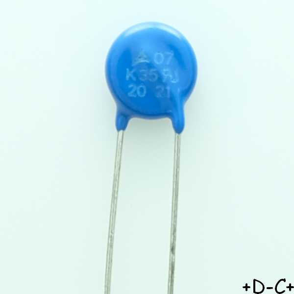 S07K35 Varistance TVS 35V 45V 7mm 10% pas5 Epcos