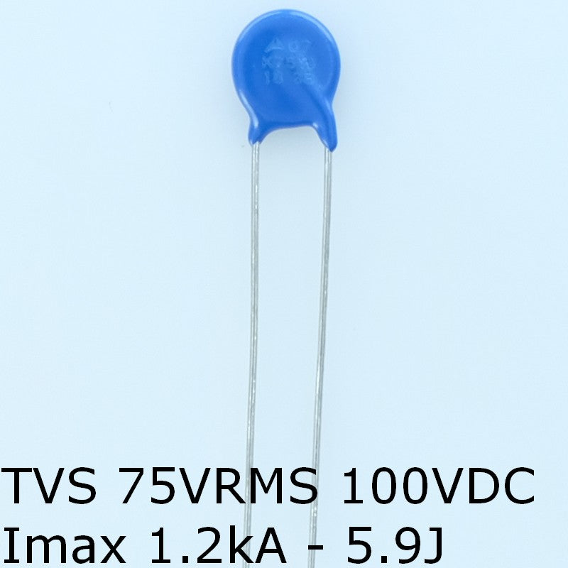 S07K75 Varistance TVS 75V 100V 7mm 10% pas5 Epcos