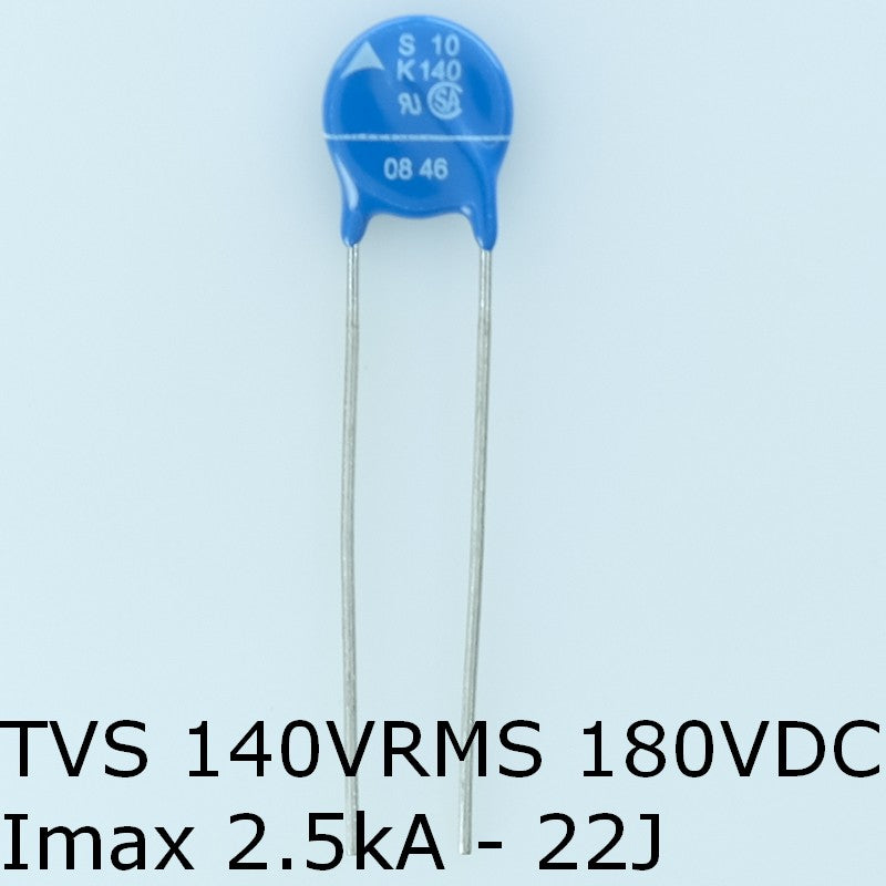 S10K140 Varistance TVS 140V 180V 10mm 10% pas7.5 Epcos