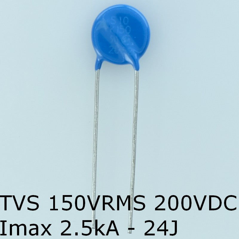 S10K150 Varistance TVS 150V 200V 10mm 10% pas7.5 Epcos