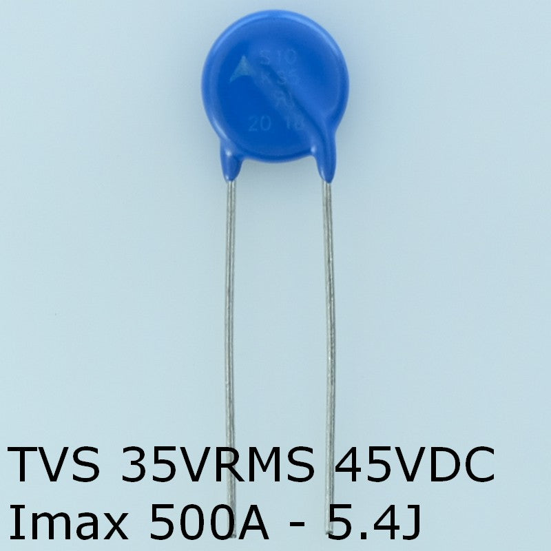 S10K35 Varistance TVS 35V 45V 10mm 10% pas7.5 Epcos