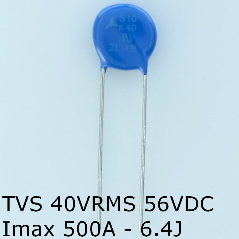 S10K40 Varistance TVS 40V 56V 10mm 10% pas7.5 Epcos