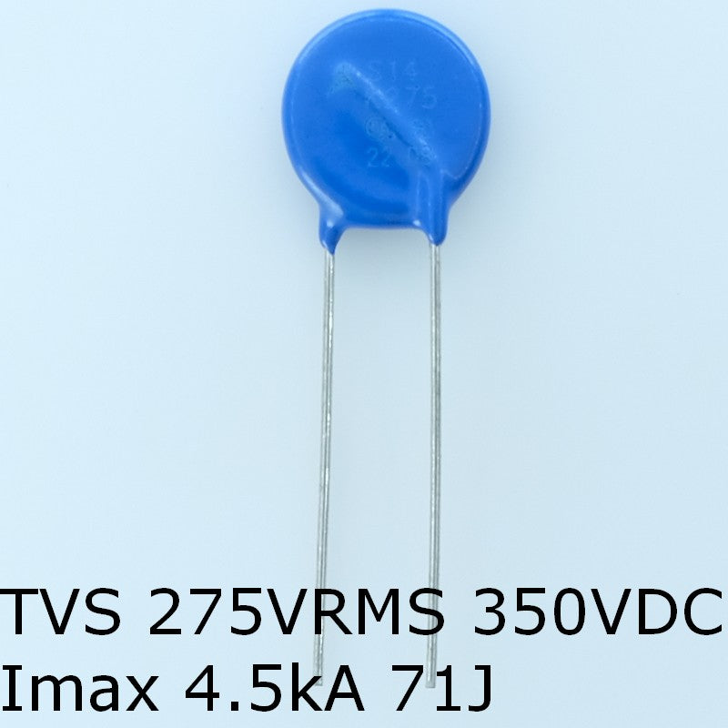 S14K275 Varistance TVS 275V 350V 14mm 10% pas7.5 Epcos