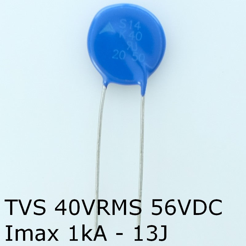 S14K40 Varistance TVS 40V 56V 14mm 10% pas7.5 Epcos