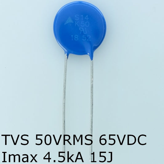 S14K50 Varistance TVS 50V 65V 14mm 10% pas7.5 Epcos