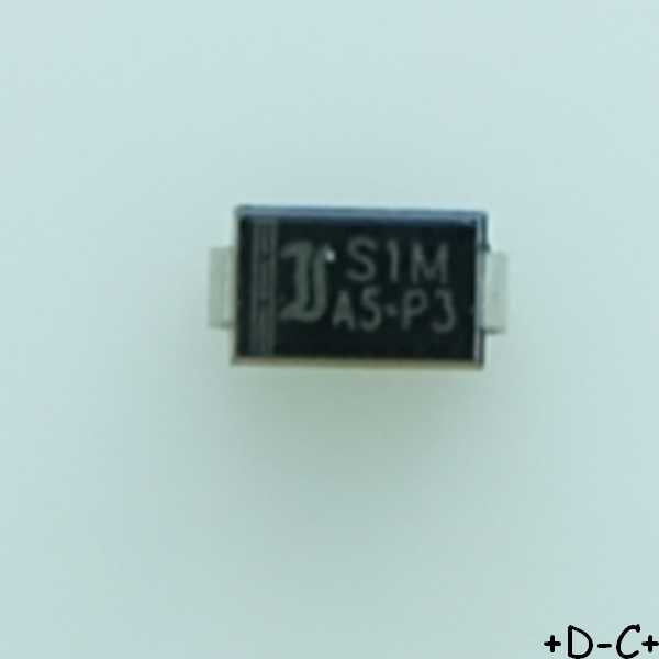 S1M-AQ Rectifier diode 1000V 1A DO-214AC Diotec RoHS - Distri-Compo