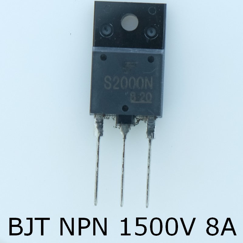 S2000N Transistor BJT NPN 1500V 8A TO-3P Toshiba