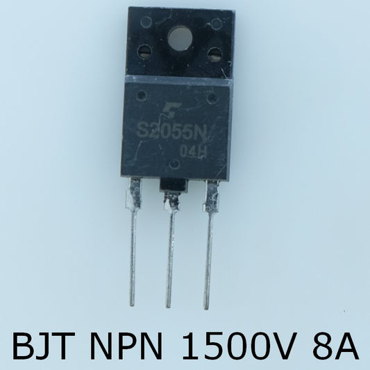 S2055N Transistor Digital BJT NPN 1.5KV 8A TO-3P Toshiba