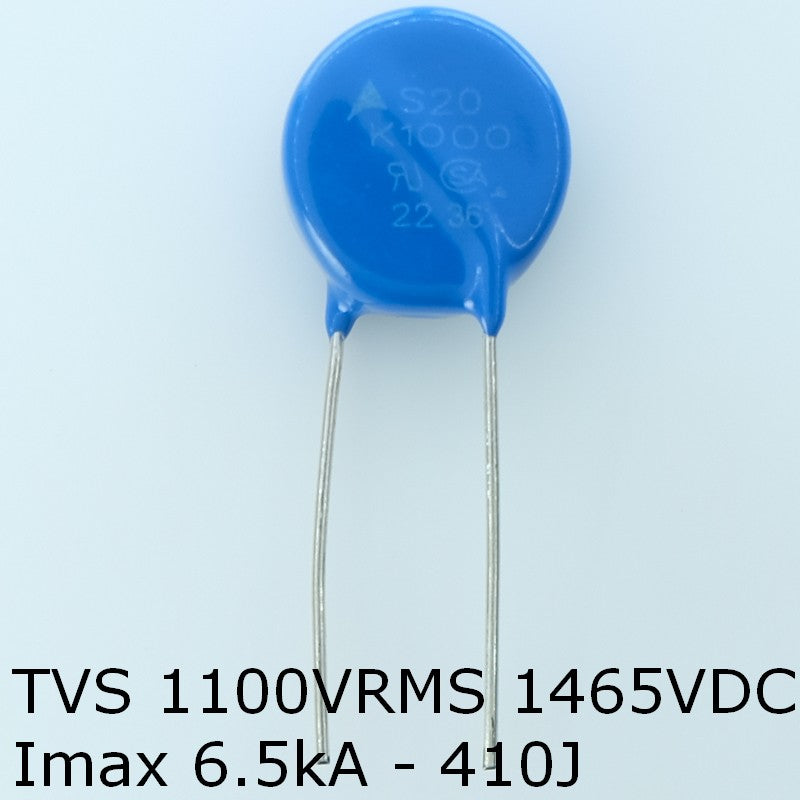 S20K1000 Varistance TVS 1100V 1465V 20mm 10% pas10 Epcos
