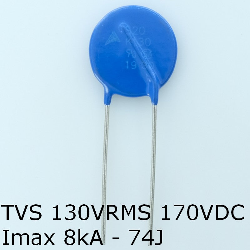 S20K130 Varistance TVS 130V 170V 20mm 10% pas10 Epcos