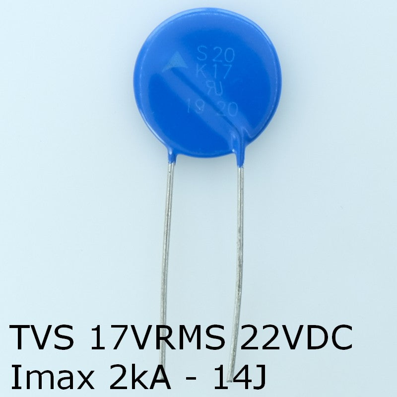 S20K17 Varistance TVS 17V 22V 20mm 10% pas10 Epcos