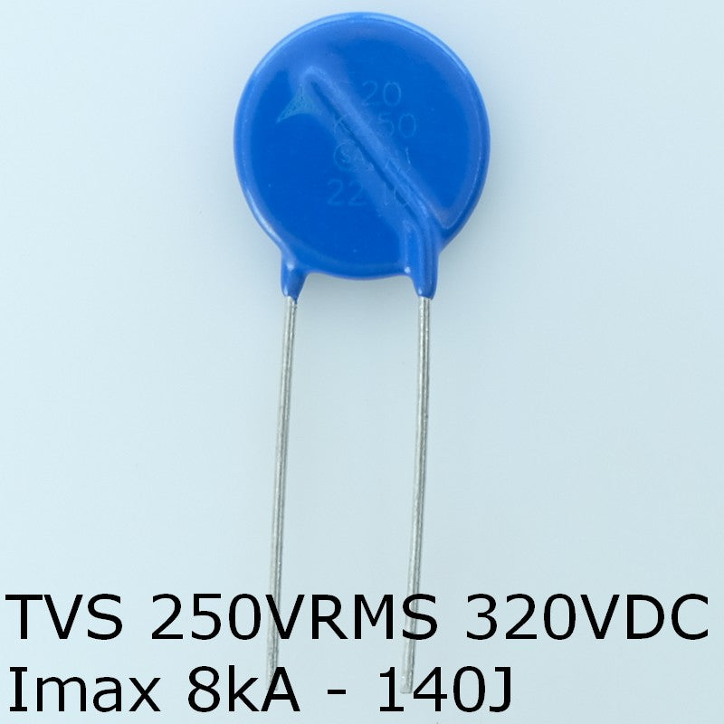S20K250 Varistance TVS 250V 320V 20mm 10% pas10 Epcos