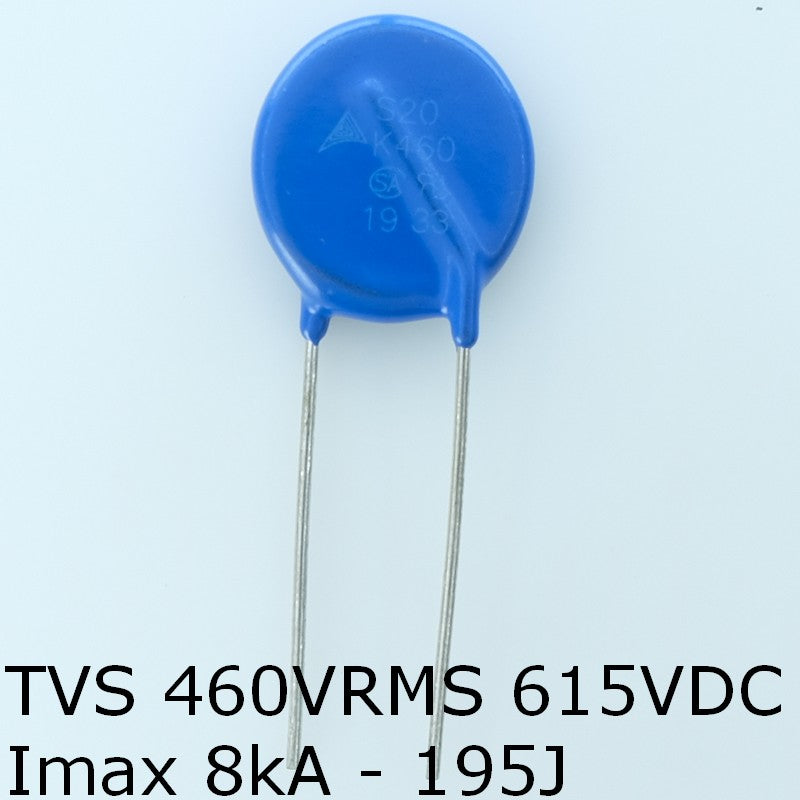 S20K460 Varistance TVS 460V 615V 20mm 10% pas10 Epcos