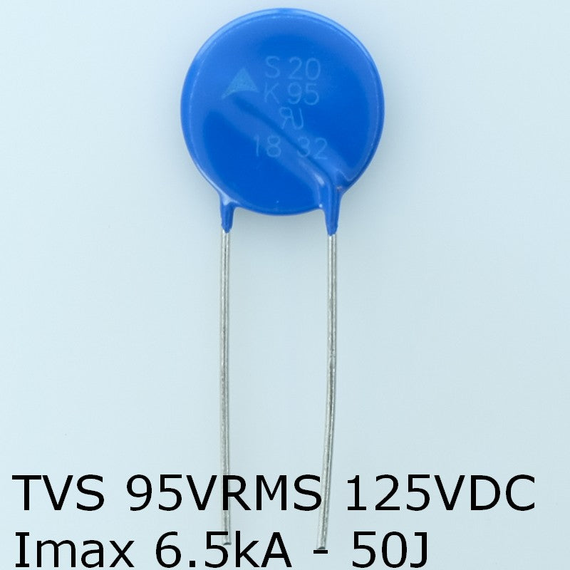 S20K95 Varistance TVS 95V 125V 20mm 10% pas10 Epcos