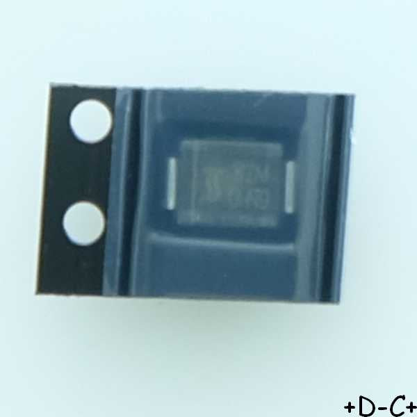 S2M Rectifier diode 1000V 2A SMB Diotec