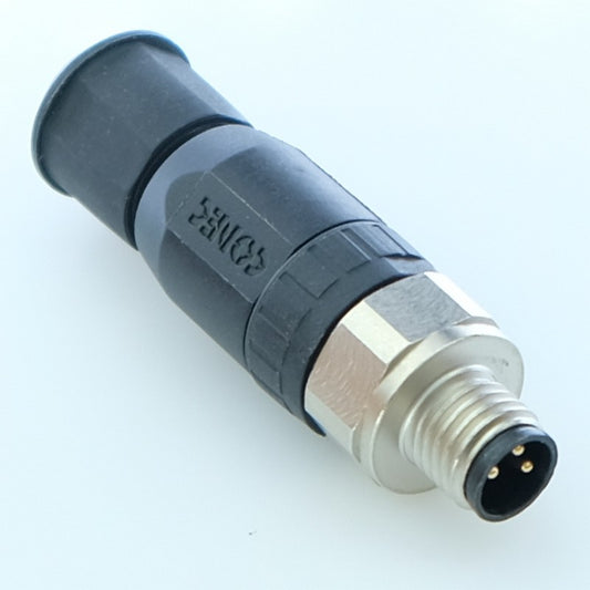 Connecteur 3 broches mâle SAL M8x1 42-00009 Conec - Distri-Compo