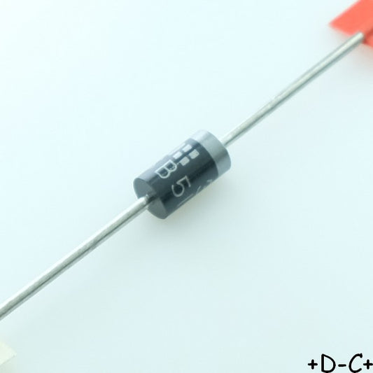 SB5100 Diode Schottky 100V DO-201AD Diodes Incorporated RoHS