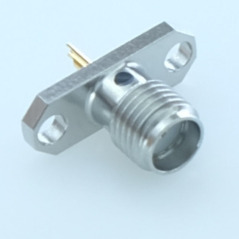 Connecteur SMA femelle montage bride 50ohm 18GHz SF2950-6062 Amphenol RF - Distri-Compo