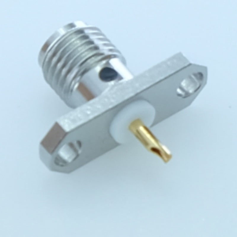 Connecteur SMA femelle montage bride 50ohm 18GHz SF2950-6062 Amphenol RF - Distri-Compo