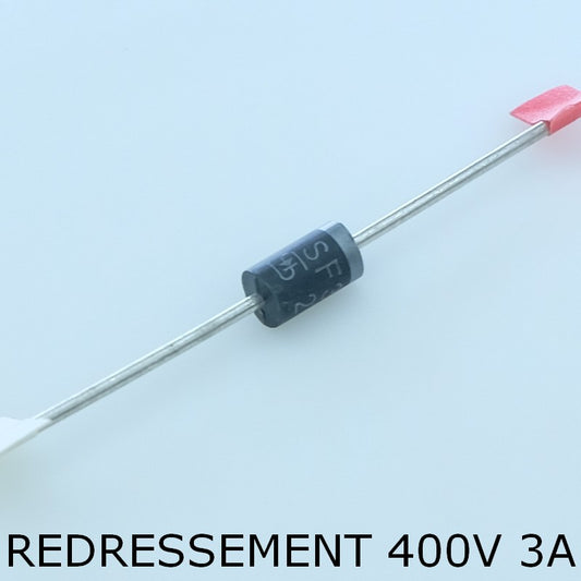 SF36G Diode redressement 400V 3A DO-201AD Taiwan