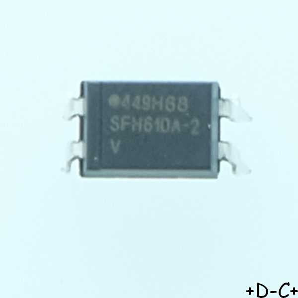 SFH610A-2 Optocoupleur sortie transistor DIP-4 Vishay Rohs