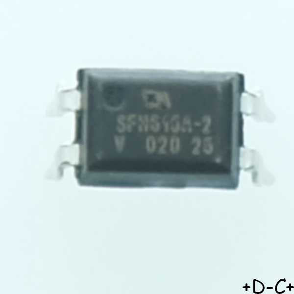 SFH615A-2 Optocoupleur DC-IN 1-CH Transistor DC-OUT DIP-4 Vishay - Distri-Compo
