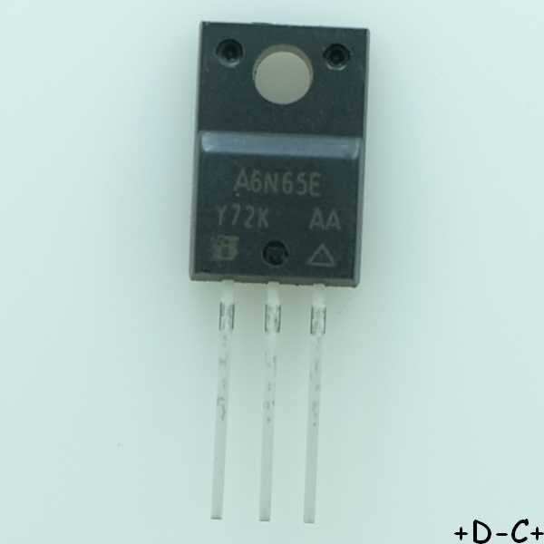 SIHA6N65E Transistor MOSFET N-CH 650V 7A TO-220FP Vishay - Distri-Compo