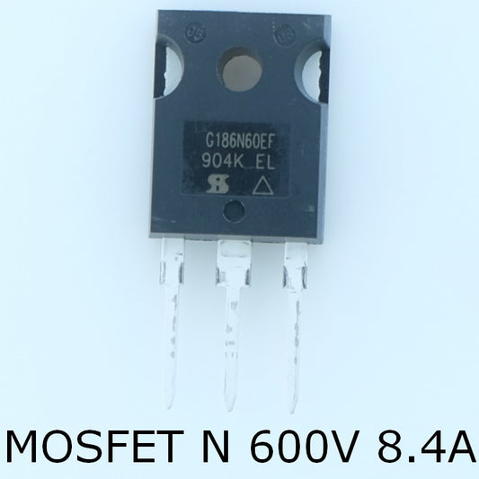 SIHG186N60EF-GE3 Transistor MOSFET 600V 8.4A 0.168ohm TO-247AC Vishay
