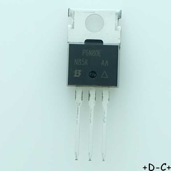 SIHP6N80E-GE3 Transistor MOSFET N-CH 800V 5.4A TO-220AB Vishay RoHS