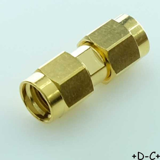 Adaptateur SMA inversé mâle SMA inversé mâle