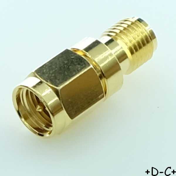 Adaptateur SMA mâle vers RP SMA femelle