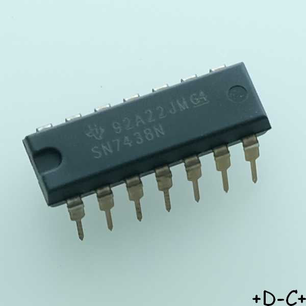 SN7438N NAND Gate 4-Element 2-IN DIP-14 Texas