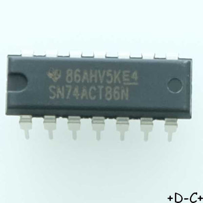 SN74ACT86N XOR Gate 4-Element 2-IN DIP-14 Texas RoHS