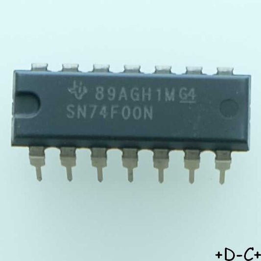 SN74F00N Quad 2-input positive-NAND gates DIP-14 Texas RoHS