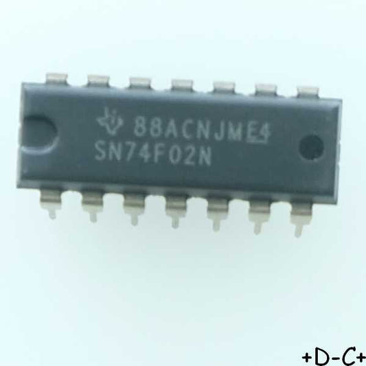 SN74F02N NOR Gate 4-Element 2-IN Bipolar DIP-14 Texas RoHS