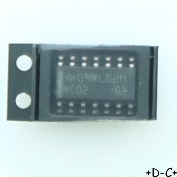 SN74HC02DR Nor Gate 4-Element SOIC-14 Texas RoHS