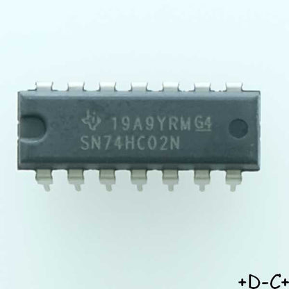 SN74HC02N Quadruple 2-Input Positive-NOR Gates DIP-14 Texas RoHS