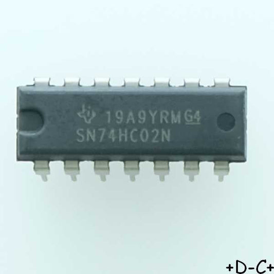 SN74HC02N Quadruple 2-Input Positive-NOR Gates DIP-14 Texas RoHS