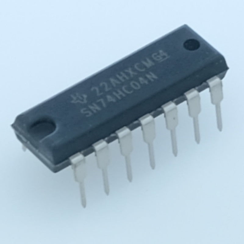 SN74HC04N Six inverseurs DIP-14 Texas Instruments