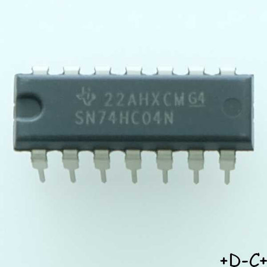 SN74HC04N Hex Inverters DIP-14 Texas RoHS