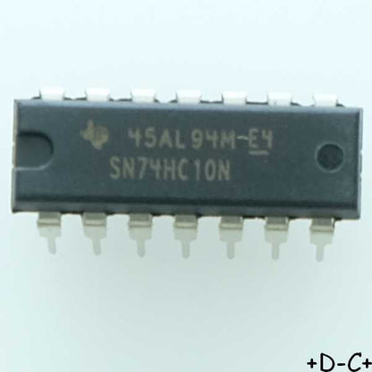 SN74HC10N Triple 3-Input Positive-NAND Gates DIP-14 Texas RoHS