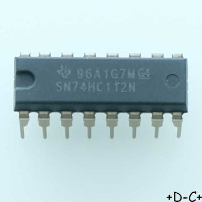 SN74HC112N Dual J-K Negative-Edge-Triggered Flip-Flops DIP-16 Texas Ro