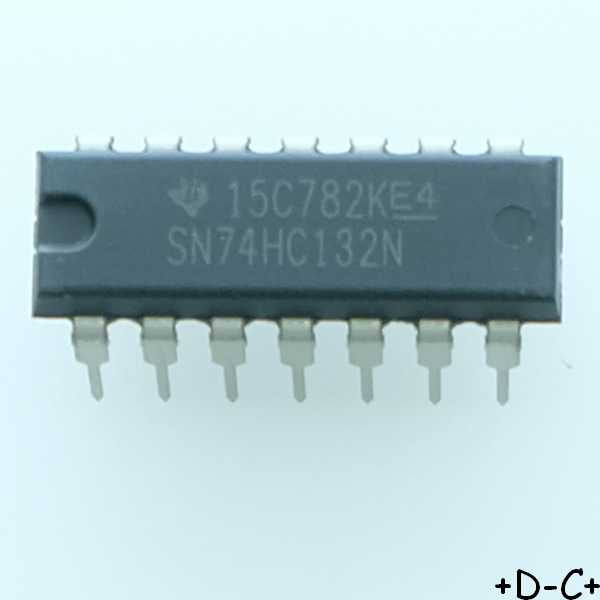 SN74HC132N Quadruple Positive-NAND Gates DIP-14 Texas