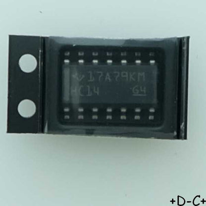 SN74HC14DR 6-ch, 2-V to 6-V inverters SO-14 Texas RoHS
