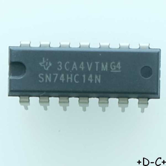 SN74HC14N Hex Schmitt-Trigger Inverters DIP-14 Texas RoHS