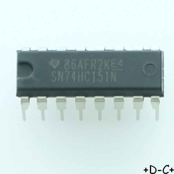 SN74HC151N 8-Line To 1-Line Data Selectors/Multiplexers DIP-16 Texas R