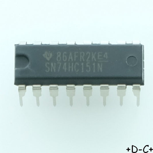 SN74HC151N 8-Line To 1-Line Data Selectors/Multiplexers DIP-16 Texas R