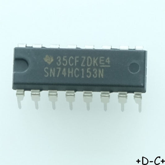 SN74HC153N Dual 4 to 1 line data DIP-16 texas RoHS