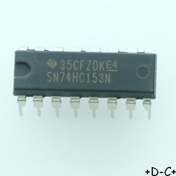 SN74HC153N Dual 4 to 1 line data DIP-16 texas